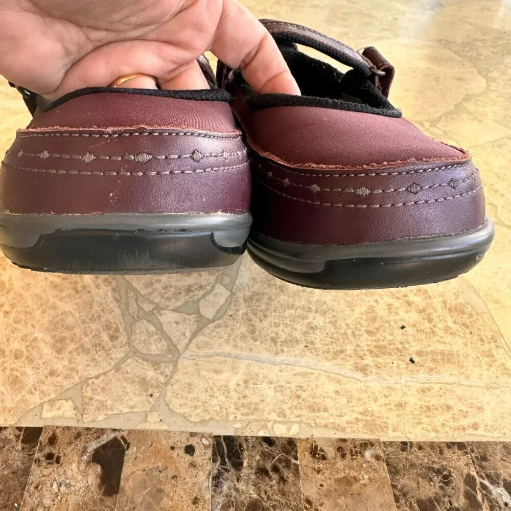 OrthoFeet Mary Jane Shoe Women 6.5 B WIDE Heel Strap Comfort Ergonomic Diabetic‎